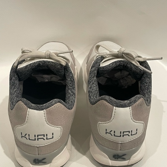 KURU Quantum Walking Lace-Up Shoes (201318), Women’s Size 7, Gray / White - Picture 3 of 6